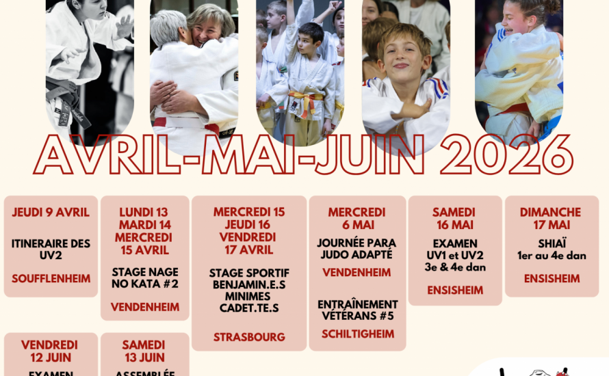 ACTUALITES AVRIL - MAI - JUIN 2026