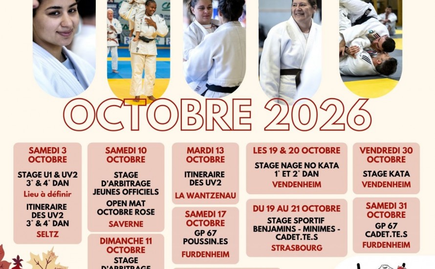 ACTUALITES OCTOBRE 2026